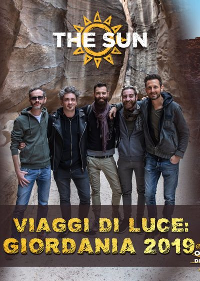 the sun rock band viaggio di luce Giordania 2019